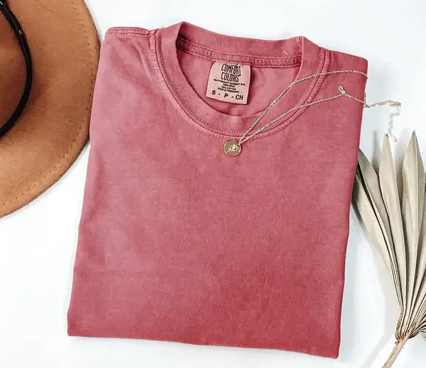 Comfort Colors Blank T-Shirt, Soft Cotton Crewneck Unisex Casual Relaxed Fit for Men and Women, Ideal Gift, Available in S to...