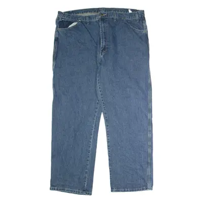 DICKIES Carpenter Mens Jeans Blue Regular Straight W44 L32