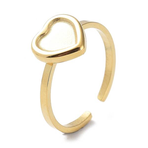 304 Stainless Steel Open Cuff Ring Components
