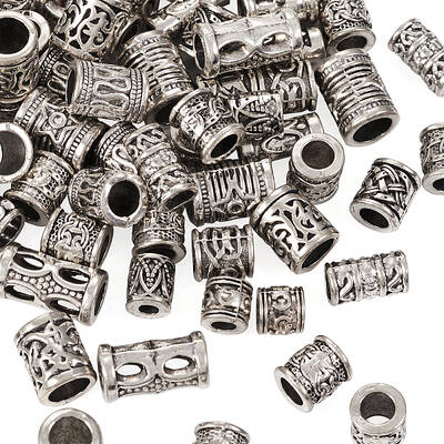 150Pcs 15 Styles Tibetan Style Alloy European Beads