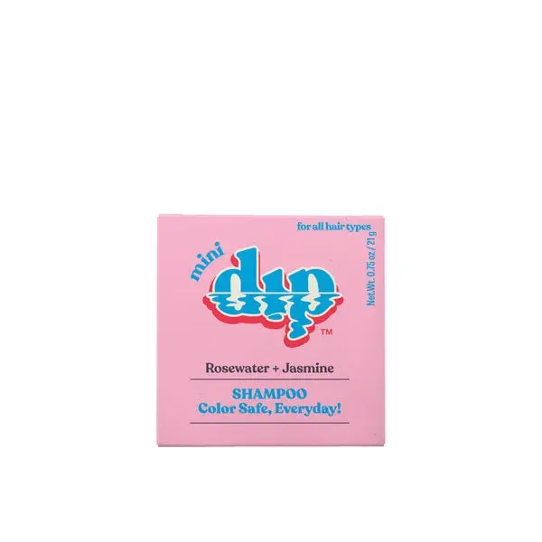 Mini Dip Color Safe Shampoo Bar for Every Day - Rosewater & Jasmine | Size: 0.75 oz