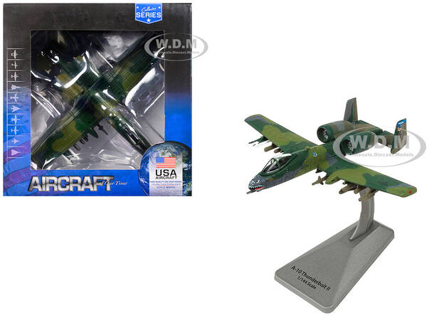 Fairchild Republic A-10 Thunderbolt II Aircraft 23rd TFW, 74th TFS Flying Tigers United States Air Force Collector Series...