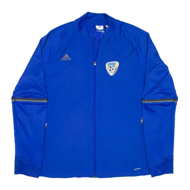 ADIDAS Carmel FC Track Jacket Blue Boys XL