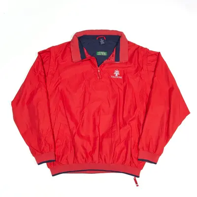 TULLYMORE Pullover Jacket Red Mens XL