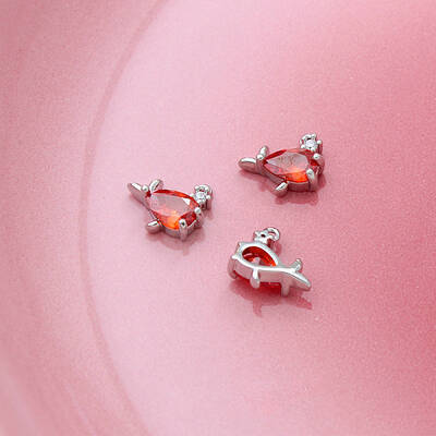 Brass Rhinestone Pendants