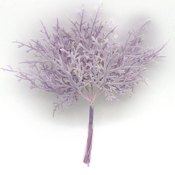 Plastic Artificial Frost Leaves for Wedding Christmas Decoration