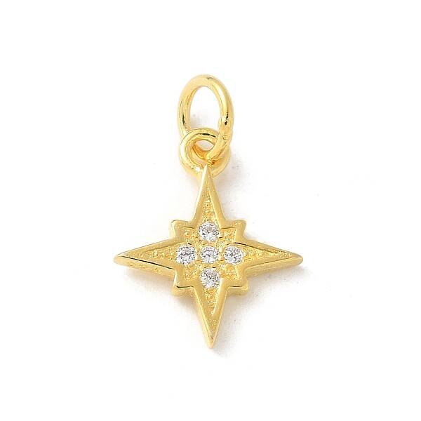 S925 Sterling Silver Micro Pave Cubic Zirconia Pendant