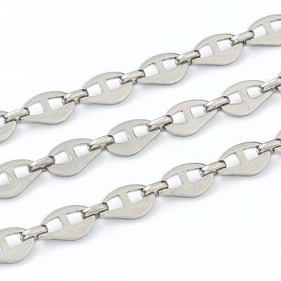 Tarnish Resistant 304 Stainless Steel Mariner Link Chains