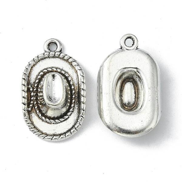 Tibetan Style Alloy Hat Pendants