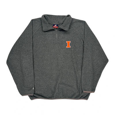 Illinois Majestic Fleece - 2XL Grey Polyester