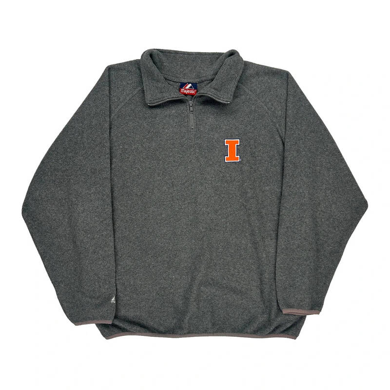 Illinois Majestic Fleece - 2XL Grey Polyester