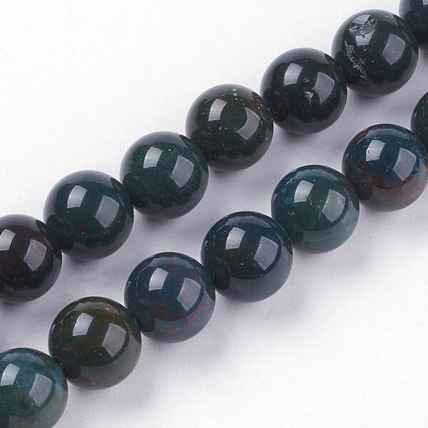 Natural Bloodstone Beads Strands