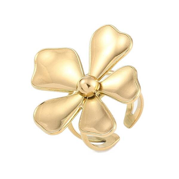 304 Stainless Steel Open Cuff Rings for Women
