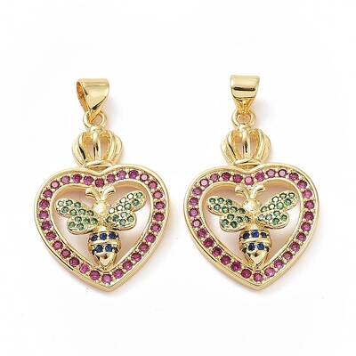 Brass Cubic Zirconia Pendants