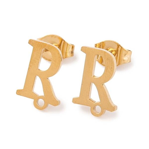 Ion Plating(IP) 304 Stainless Steel Stud Earrings