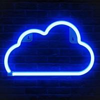 Cloud Neon Sign - USB Powered Cloud Neon Light with On/Off Switch, Cloud LED Wall Decor for Bedroom, Living Room & Gaming Roo...