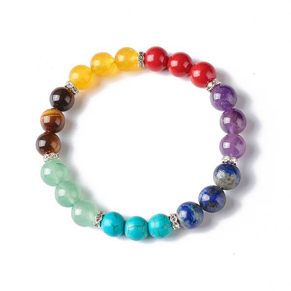 7 Chakra Reiki Yoga Bracelet for Girl Women