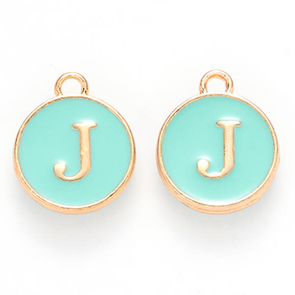 Golden Plated Alloy Enamel Charms