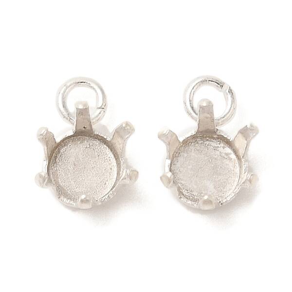 Ion Plating(IP) 304 Stainless Steel Charms Rhinestone Claw Settings