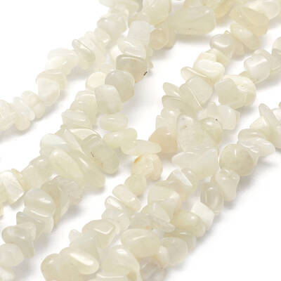 Natural White Moonstone Beads Strands