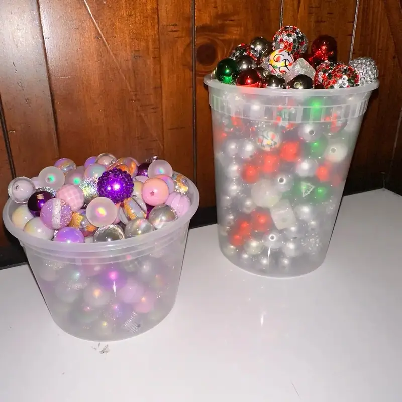 Bead bucket fill on Live $45 for small tub and $60 for large tub filled with beads you choose.