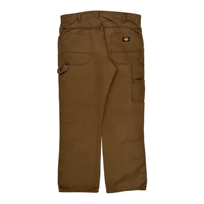 Dickies Carpenter Trousers - 36? Waist Brown Cotton