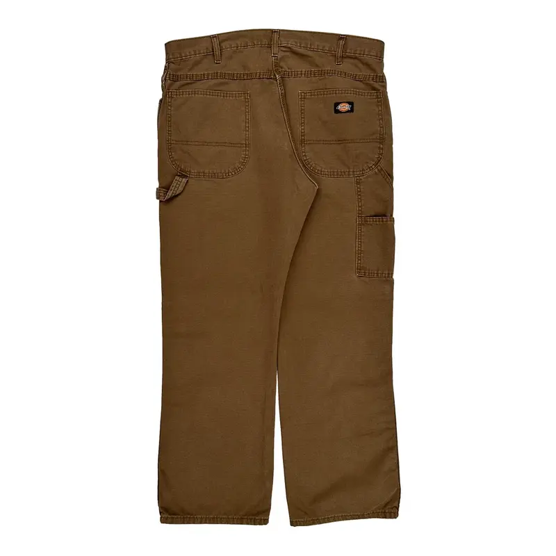 Dickies Carpenter Trousers - 36? Waist Brown Cotton