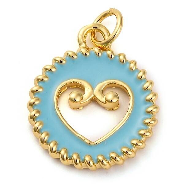 Brass Enamel Pendants