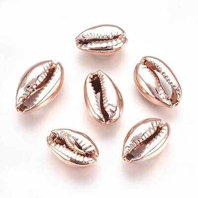 Electroplated Shell Beads
