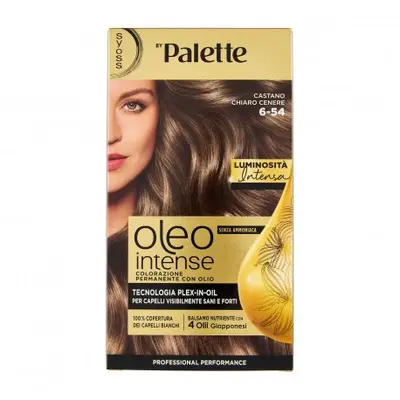Syoss Oleo Intense Ammonia-Free Permanent Coloring With Oil Light Ash Brown 6-54