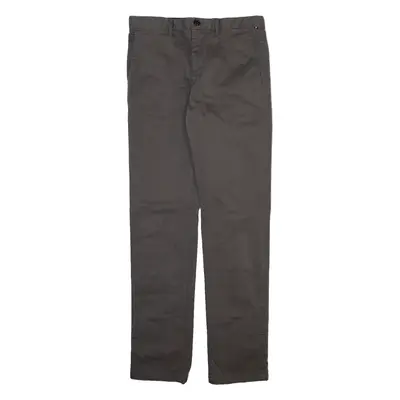 TOMMY HILFIGER Mens Trousers Grey Slim Straight W30 L32