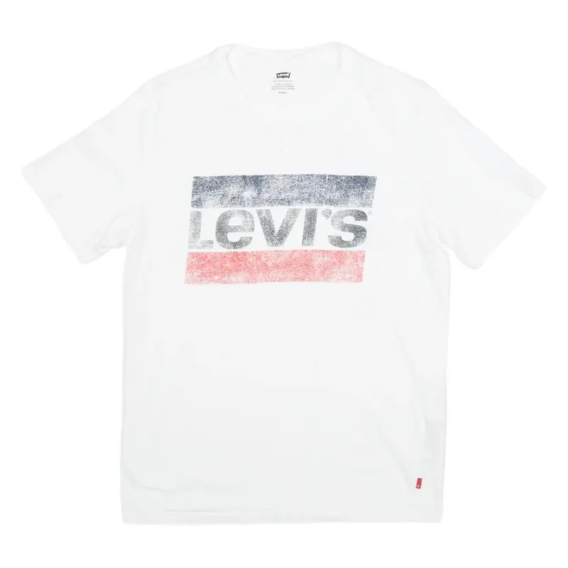 LEVI'S Mens T-Shirt White S
