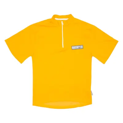 RIFFRAFF Cycling Mens Jersey Orange 1/4 Zip S