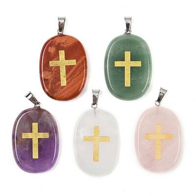 Natural Mixed Stone Pendants