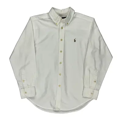 Age 12 Ralph Lauren Shirt - Small White Cotton