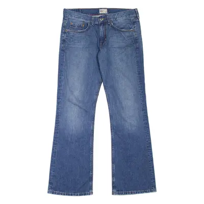 TOMMY HILFIGER Hipster Womens Jeans Blue Regular Bootcut Stone Wash W31 L32