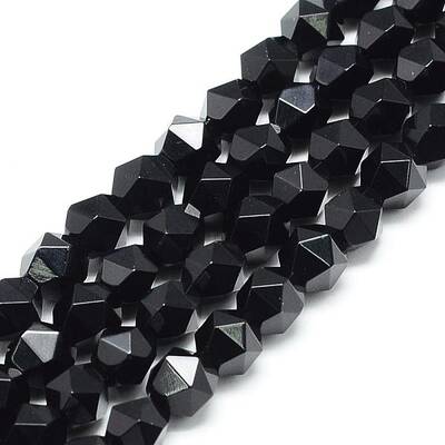 Natural Black Onyx Beads Strands