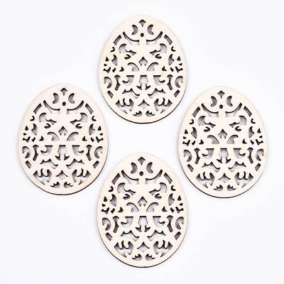 Undyed Natural Wooden Big Pendants