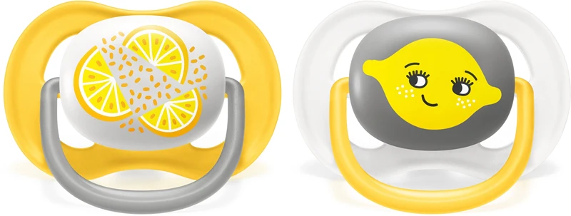 Philips Avent Ultra Air 6-18 months pacifier Neutral Citrus 2 pieces