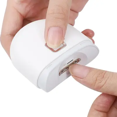 Electric Nail Clipper, Electric Automatic 2-speed Nail Grinding Tool for Adult, Nail Trimmer USB Charging Mini Palm Manicure ...