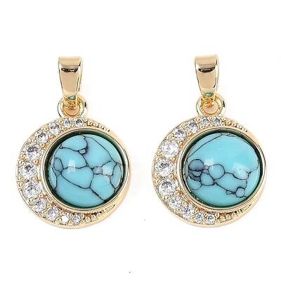 Brass Cubic Zirconia Pendants
