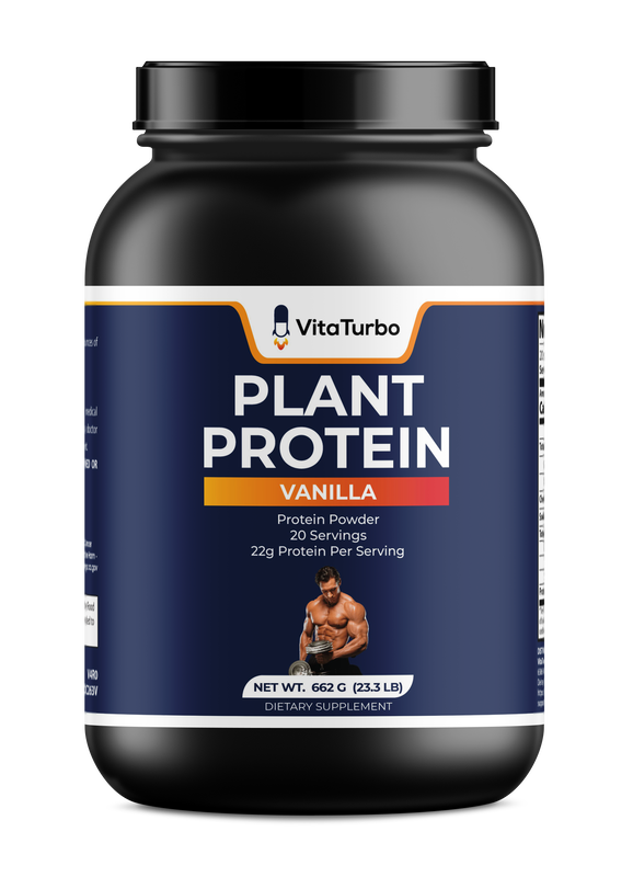 Pure Vegan Protein Vanilla - 1.5 LBS - 22 Grams per Serving