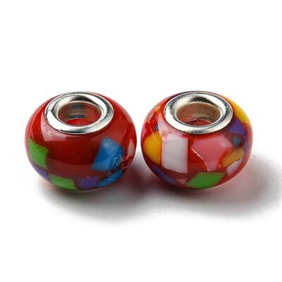 Bohemian Style Resin European Beads