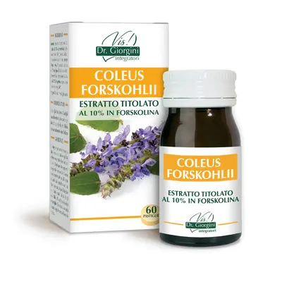 Dr Giorgini coleus forskohlii titrated extract 60 tablets of 500 mg - 30 gr