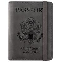 ACdream RFID Blocking Passport Holder for Woemn and Men, Premium PU Leather Travel Passport Wallet, Travel Documents Organize...