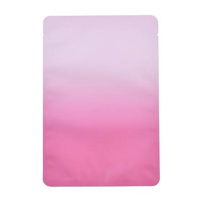 Two Tone Rectangle Plastic Zip Lock Gift Bags