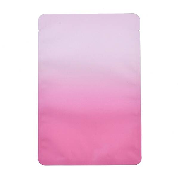 Two Tone Rectangle Plastic Zip Lock Gift Bags