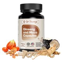 Dr. Thomps 4-in-1 Organic Maca Root Capsules with Ashwagandha, Fenugreek & Ginseng | Energy & Hormone Balance for Men & Women...