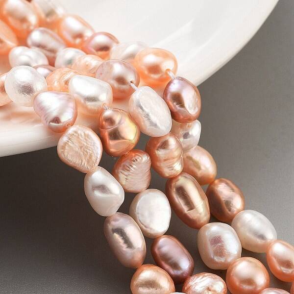Natural Cultured Freshwater Pearl Beads Strands