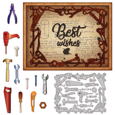 Tool Theme Carbon Steel Cutting Dies Stencils